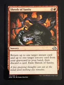 1x Shreds of Sanity (141) Eldritch Moon LP MTG Magic the Gathering x1 MKE - Image 1
