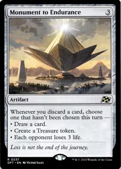 Monument to Endurance DFT #237 Rare Aetherdrift Magic: The Gathering NM - Image 1
