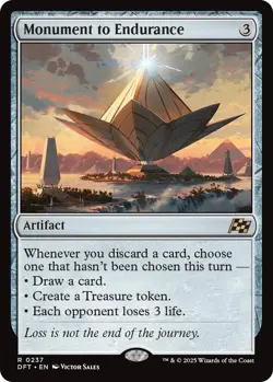 Monument to Endurance DFT #237 Rare Aetherdrift Magic: The Gathering NM - Image 3