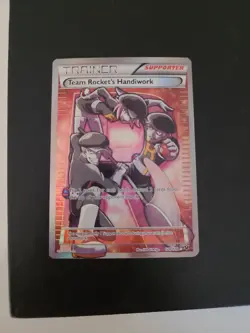 Team Rocket's Handiwork 124/124 - Pokemon Fates Collide Ultra Rare LP - Image 1