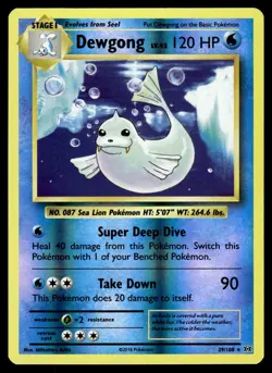DEWGONG - 29/108 Rare Evolutions Pokemon Reverse Holo NM - Image 1