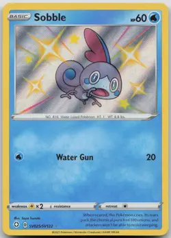 Shiny Sobble SV025/SV122 Holo - Shining Fates - EN - NM - Pokemon TCG Karte - Image 1
