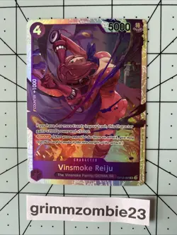 Bandai One Piece Card Game Vinsmoke Reiju OP12-063 Wings Captain Spec Foil Eng - Image 1