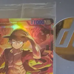 One Piece CCG Monkey.D.Luffy Foil Super Rare Rush Promotion ST10-006 - Image 3