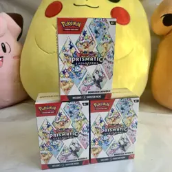 Pokemon TCG Prismatic Evolutions Booster Bundle LOT OF 3 Boxes New Sealed - Image 1
