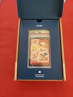 GEM MINT Pokemon: Fire Type Pocket Monsters Sealdass Series 3 1998 Japan -PSA 10 - Image 1