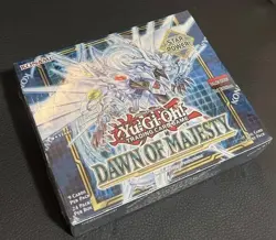 ENGLISH 2021 Yu-Gi-Oh Yugioh Dawn of Majesty Booster Box 1st Edition SEALED!! - Image 1