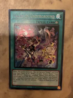 Yugioh! TCG - Maliss in Underground - Prismatic Secret Rare - MP25-EN127 - Image 1