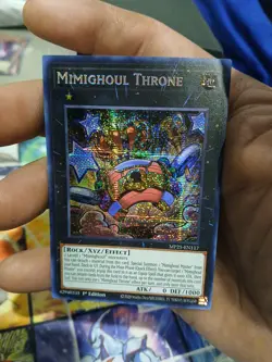 Mimighoul Throne MP25-EN117 Prismatic Secret Rare 2025 Mega Pack Yugioh - Image 1