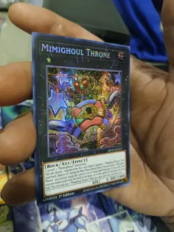 Mimighoul Throne MP25-EN117 Prismatic Secret Rare 2025 Mega Pack Yugioh - Image 2