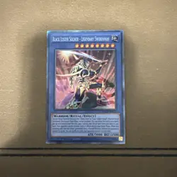 1x Black Luster Soldier Legendary Swordsman MAZE-EN011 Collector's Rare Yugioh - Image 1