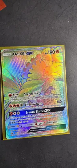 The Pokemon Company Ho-Oh GX SM80 Sun & Moon Promo Black Star Holo 190 HP - Image 1