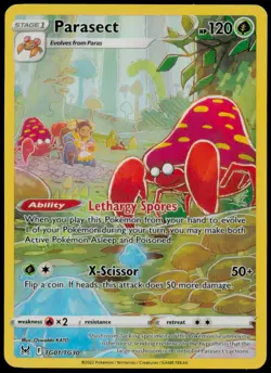 Parasect TG01/TG30 Holo Lost Origin Trainer Gallery Pokemon NM - Image 1