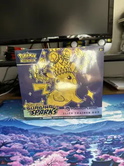 Pokemon TCG - Surging Sparks Pokemon Center ETB - New and Sealed Case Fresh - Image 1