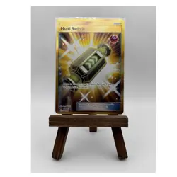 Pokemon Multi Switch 164/147 SM-Burning Shadows Secret Rare Foil Trainer Holo - Image 1