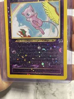 2001 Pokemon Southern Islands Mew 1/18 Reverse Holo Promo WOTC SWIRL Pokemon LP - Image 4