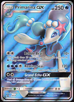 Primarina GX - SM39 Holo Promo Sun & Moon Promo Pokemon Holo Moderately Played - Image 1