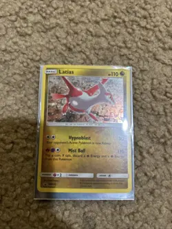 Pokemon TCG Holo Latias Promo SM135 Sun And Moon - Image 1