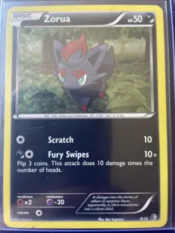 Pokemon Zorua 009/012 McDonald's 2011 Holo - Image 1