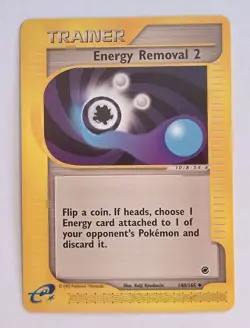 Pokemon - Energy Removal 2 - Expedition Base Set 140/165 - Uncommon - NM - Image 1