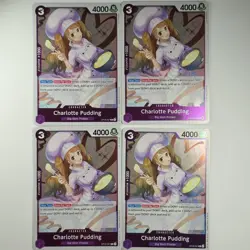 4x Charlotte Pudding R OP08-067 - Two Legends - One Piece TCG (Playset) - Image 3