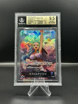 BGS 9.5 Nefertari Vivi OP04-001 Alternate Art Leader JP One Piece Graded Card - Image 1