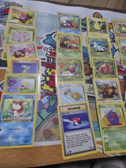 Pokemon 1st Edition Jungle Commons Uncommons Set 26 Cards No Duplicates - Image 2