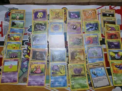 Pokemon 1st Edition Fossil Commons Uncommons 4 RARES Set 34 Cards No Dupes - Image 1