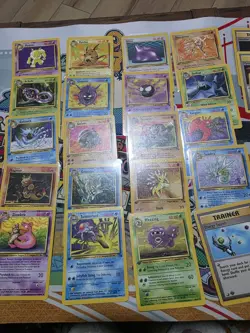 Pokemon 1st Edition Fossil Commons Uncommons 4 RARES Set 34 Cards No Dupes - Image 4