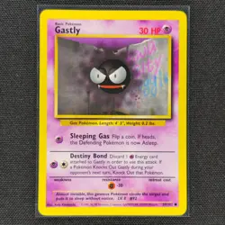 Gastly - 50/102 - Common - Base Set - Pokemon Card - NM/M - Image 1