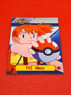 Pokemon Topps Misty #TV3 Character Cards Non Holo - Image 2
