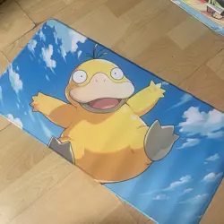 Psyduck Rubber Playmat Play Mat Tcg Trading Card Game Pokemon Desk Mouse Pad - Image 1