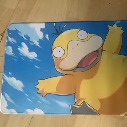 Psyduck Rubber Playmat Play Mat Tcg Trading Card Game Pokemon Desk Mouse Pad - Image 2