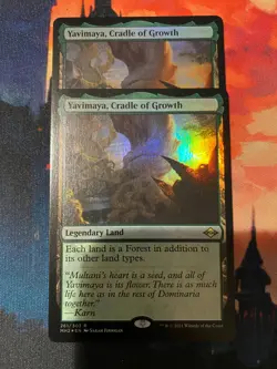 MTG Modern Horizons 2 Yavimaya Cradle of Growth Foil x 2 - Image 1