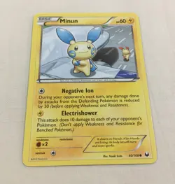 Minun 40/108 Dark Explorers | LP | Pokemon Trading Card TCG - Image 1