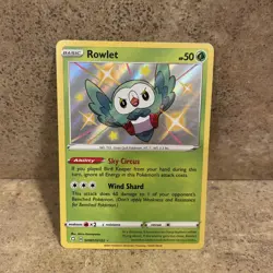 Rowlet - Shining Fates: Shiny Vault - SV001/SV122 Holo Rare - Pokemon 2021 - NM - Image 2