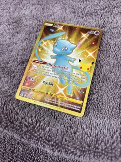 Pokemon TCG Golden Mew 025/025 Celebrations 2021 Secret Rare - Image 3