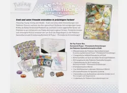 POKEMON Karmesin & Purpur Prismatische Entwicklungen Top-Trainer-Box TB - Image 2