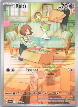 2023 SV01: Scarlet & Violet Base Set Ralts - 211/198 FULL ART HOLO #211/198 - Image 1