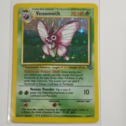 Pokemon TCG Venomoth 13/64 Jungle (1999) Holo Rare 70 HP English - Image 1