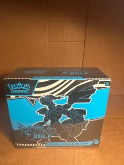 Pokemon TCG Scarlet & Violet Black Bolt ETB ELITE TRAINER BOX Factory Sealed New - Image 1