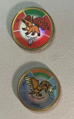Lot of 14 Vintage Pokemon Battling Coin Game Tokens - Includes Blastoise - Image 4