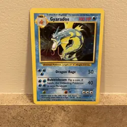 Gyarados - 6/102 Base Set Holo Rare - WOTC Wizards Pokemon TCG 1999 - LP+ - Image 1