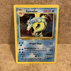 Gyarados - 6/102 Base Set Holo Rare - WOTC Wizards Pokemon TCG 1999 - LP+ - Image 2