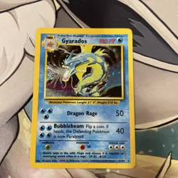 Gyarados - 6/102 Base Set Holo Rare - WOTC Wizards Pokemon TCG 1999 - LP+ - Image 3