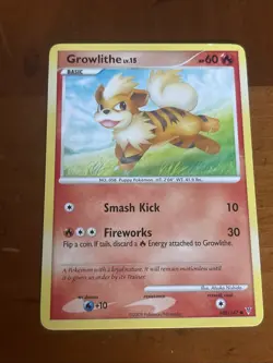 Pokemon TCG - Growlithe LV.15 - 108/147 - Common - Supreme Victors - Image 1