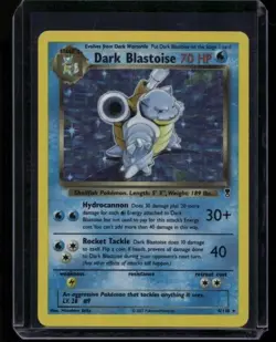 Pokemon TCG Dark Blastoise 4/110 Legendary Collection Holo Rare NM - Image 1