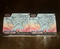 Pokemon TCG Pokemon Center Chaos Rising ETB Factory Sealed Lot Of 2 - Image 1