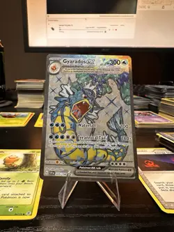 Pokemon Gyarados ex Full Art Ultra Rare Holo 300 HP SV01 225/198 TCG - Image 1