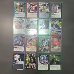 ONE PIECE Miracle Battle Carddass 16 Card Promo Lot Kira Foil - Image 1